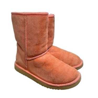 UGG Classic Short 5825 Leather Sheepskin Lined Wi… - image 1