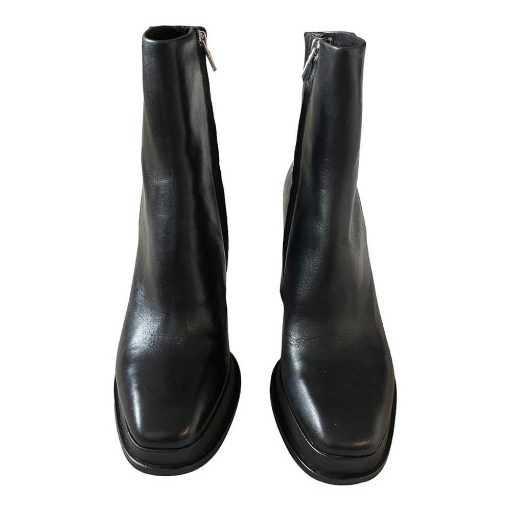 Dolce Vita Lochly Platform Black Leather Boots Si… - image 2