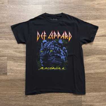 Def Leppard M/M Animal Neon 2016 Tour Concert T-S… - image 1