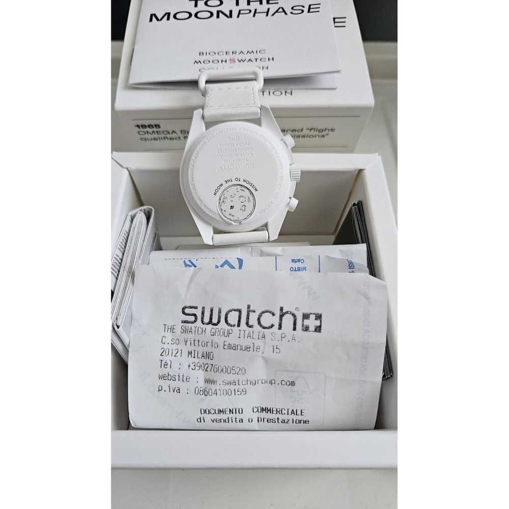 Omega X Swatch Ceramic watch - image 6