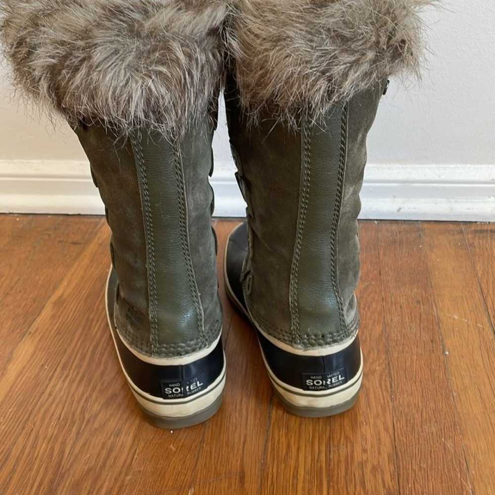 Sorel Joan of Arctic Winter Boots Tall Size 8 Gre… - image 6