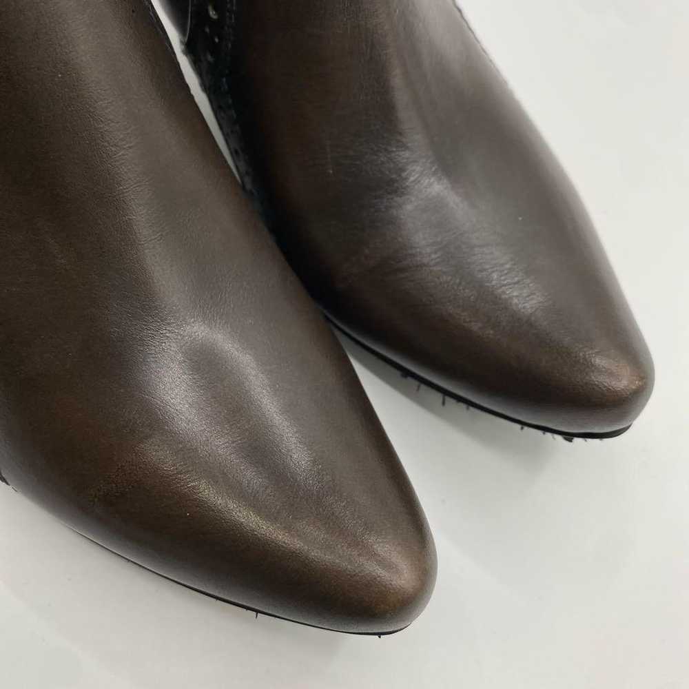 【Unused】MANA Leather Long Boots Brown High Heel 2… - image 12