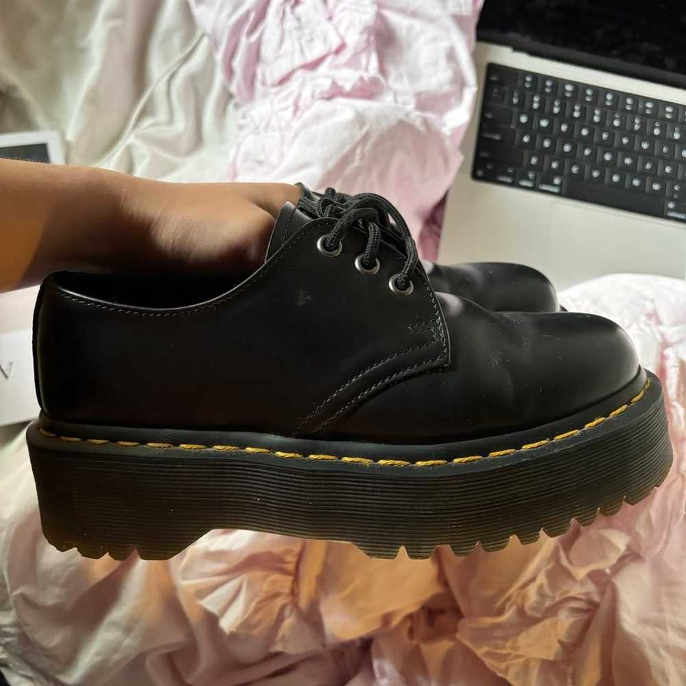 Dr. Martens 101 Smooth Leather Platform Ankle - image 1