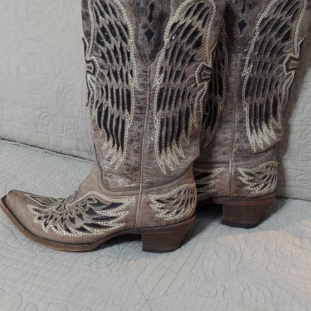 Corral Women's A1241 Brown Western Boots - Size 6… - image 4