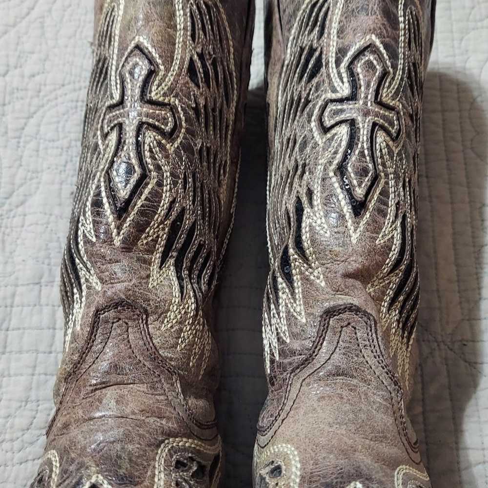 Corral Women's A1241 Brown Western Boots - Size 6… - image 7