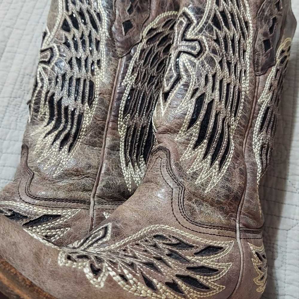 Corral Women's A1241 Brown Western Boots - Size 6… - image 8