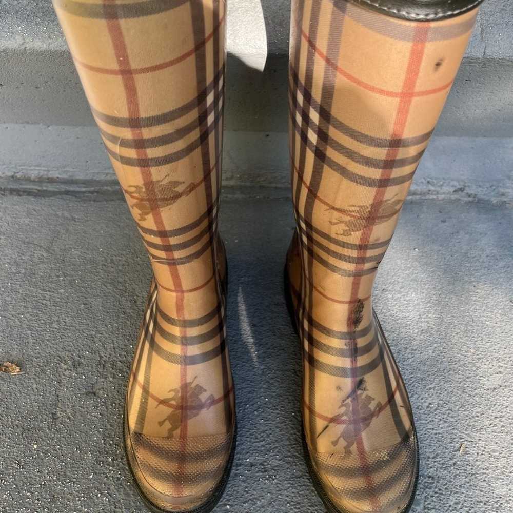 Burberry rain boots - image 1