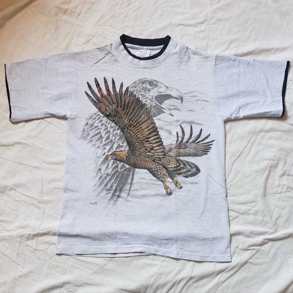 Vintage 1990s Golden Eagle graphic tee M - image 2