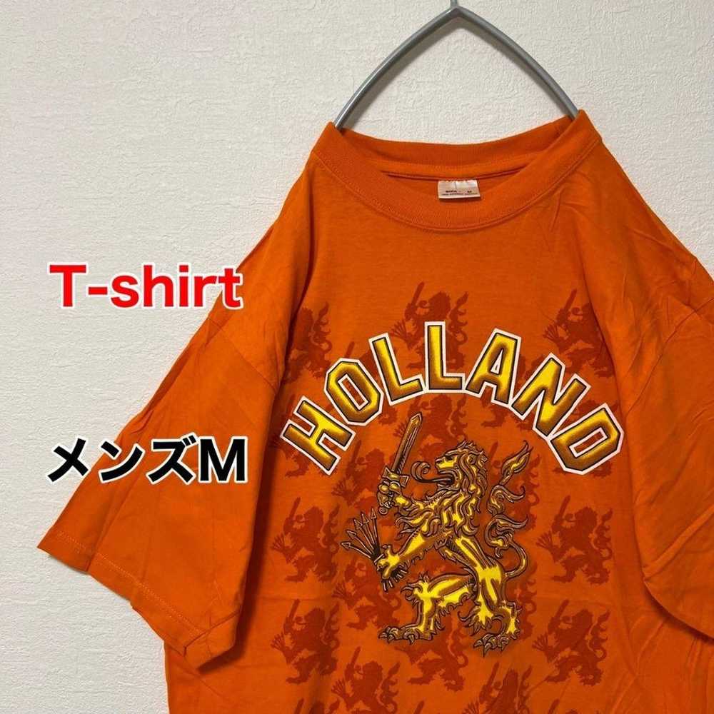 KA319 [US Import] HOLLAND T-shirt [Men's M] Orange - image 1