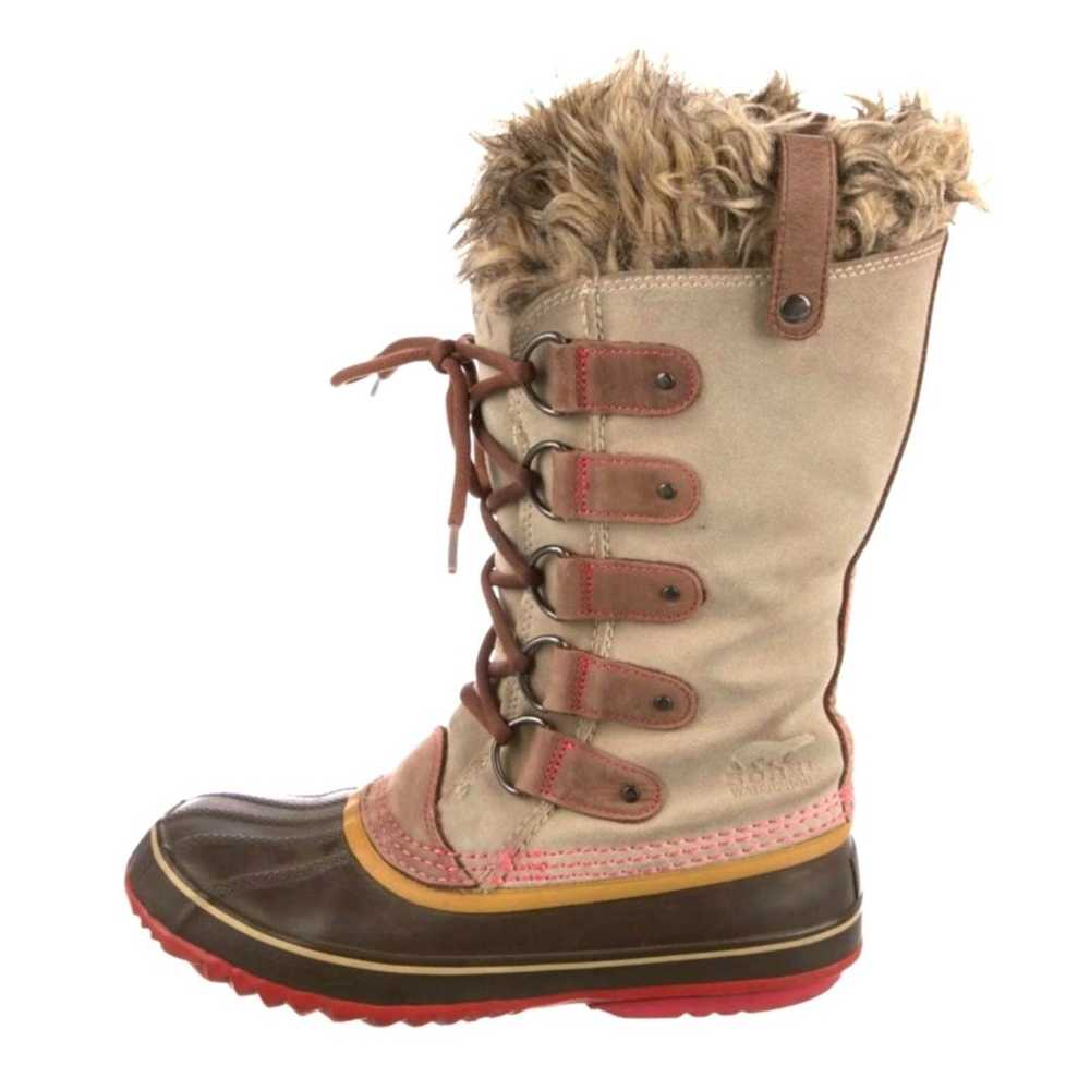 SOREL Womans 9 Joan of Arctic Waterproof Suede Ta… - image 1