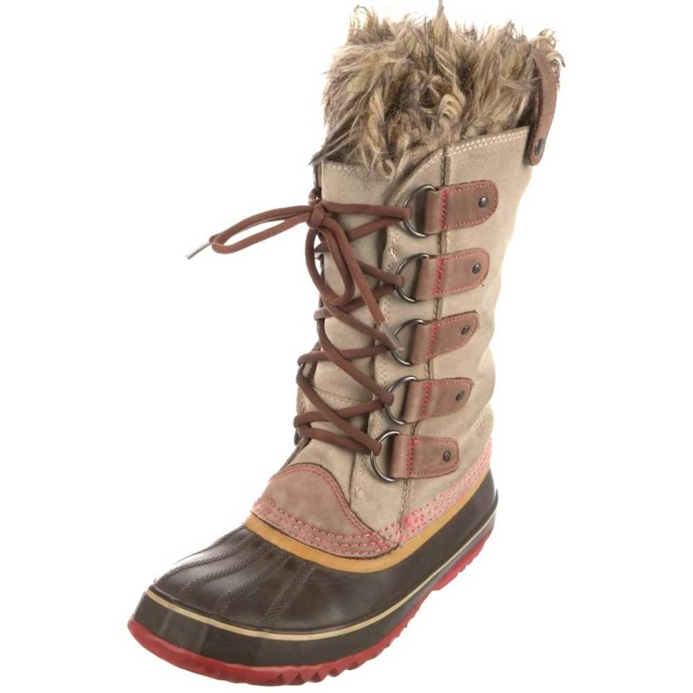 SOREL Womans 9 Joan of Arctic Waterproof Suede Ta… - image 2