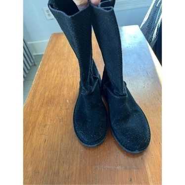 Ugg black suede boots 8