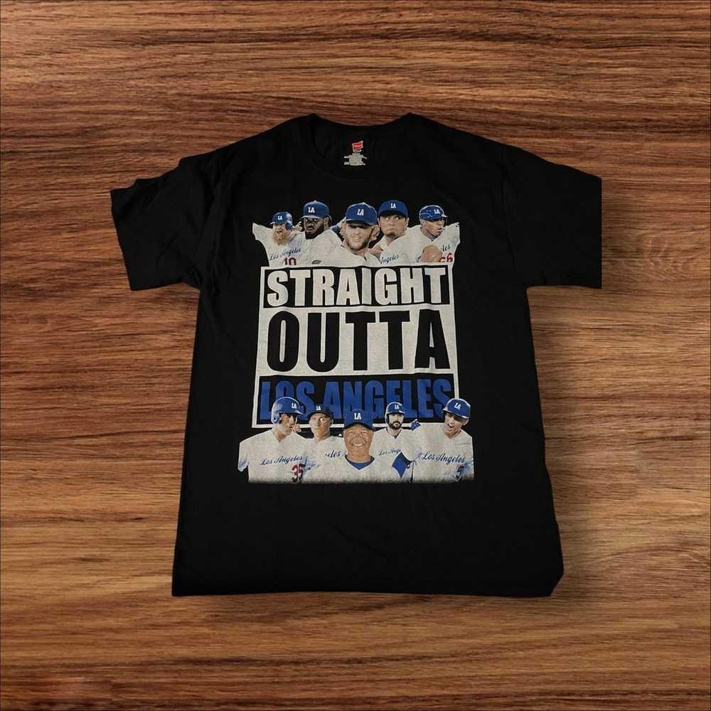 LA Dodgers straight outta Los Angeles SIZE medium… - image 1