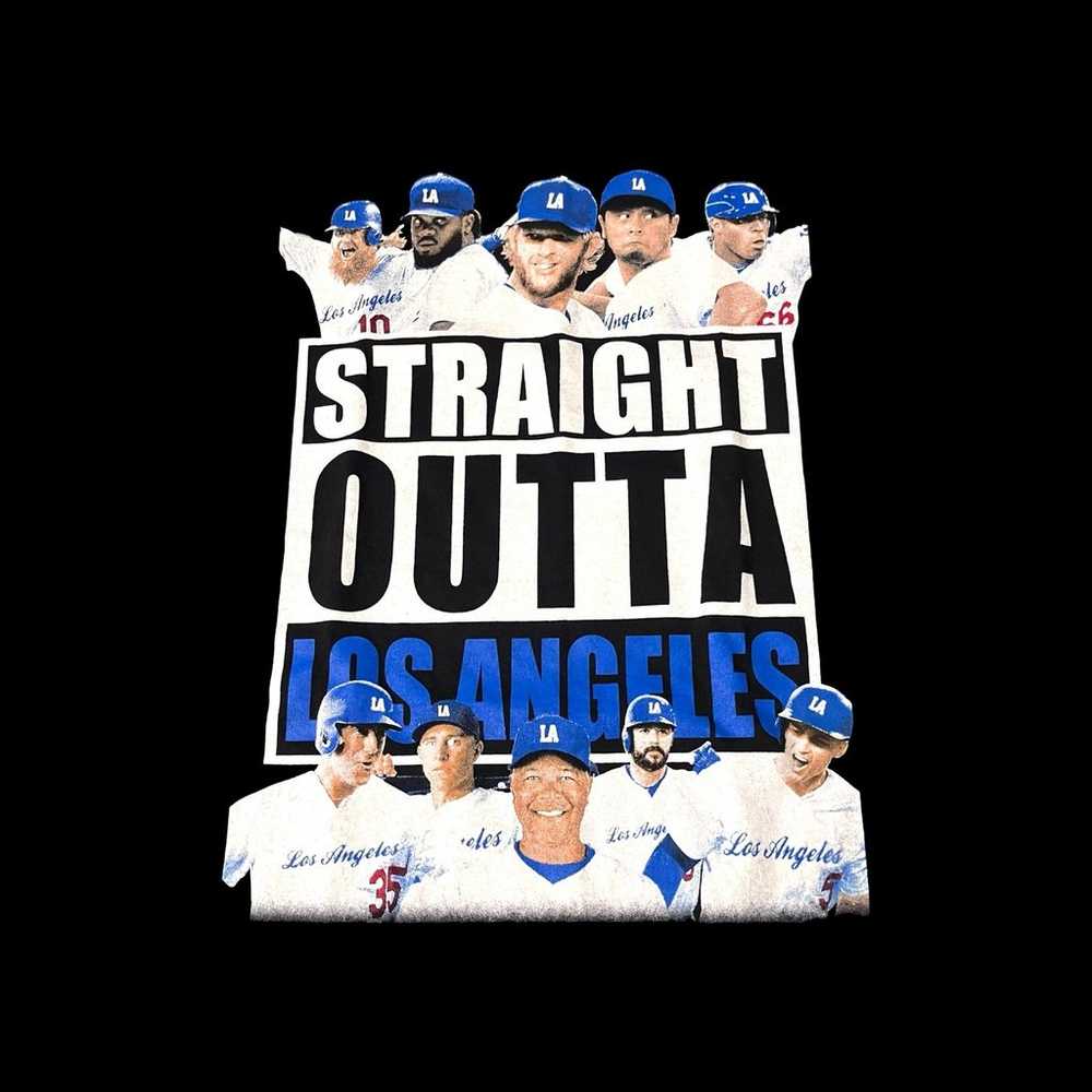 LA Dodgers straight outta Los Angeles SIZE medium… - image 3