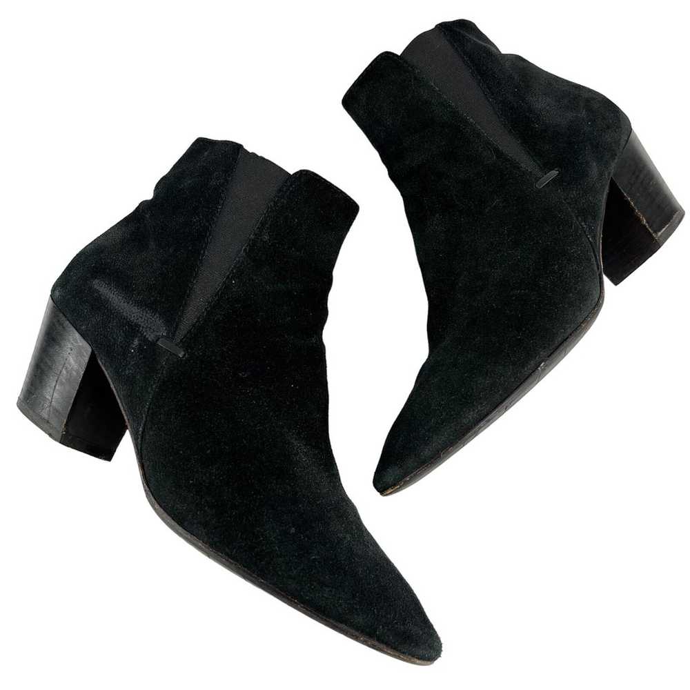 Aquatalia Italy Faylynn Weatherproof Booties 8 Bl… - image 2