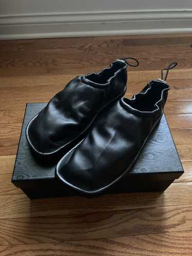 Dries Van Noten Black Leather Slipper