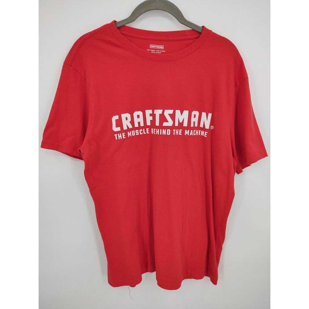 Craftsman Muscle Behind The Machine Red T Shirt S… - image 1