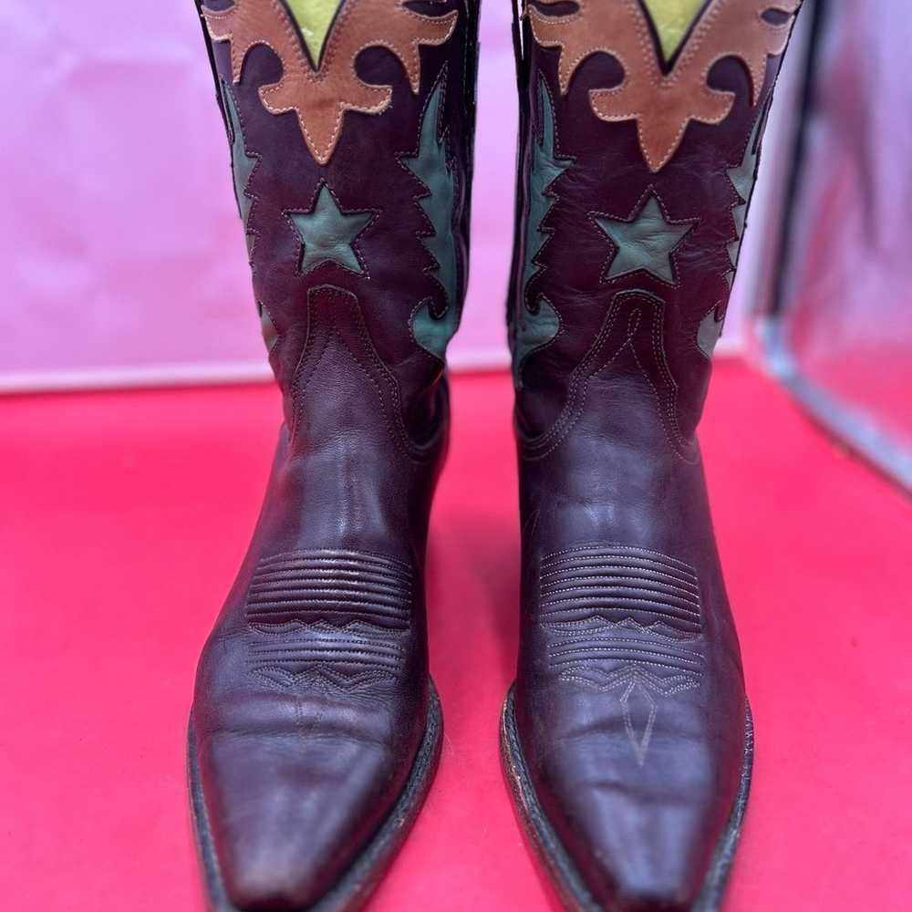 Charlie 1 horse Lucchese women 7.5 cowgirl boots - image 1