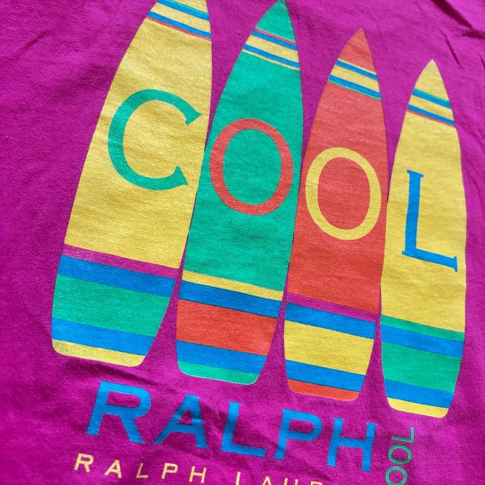 Vintage Ralph Lauren Beach Surfing COOL T-Shirt - image 10