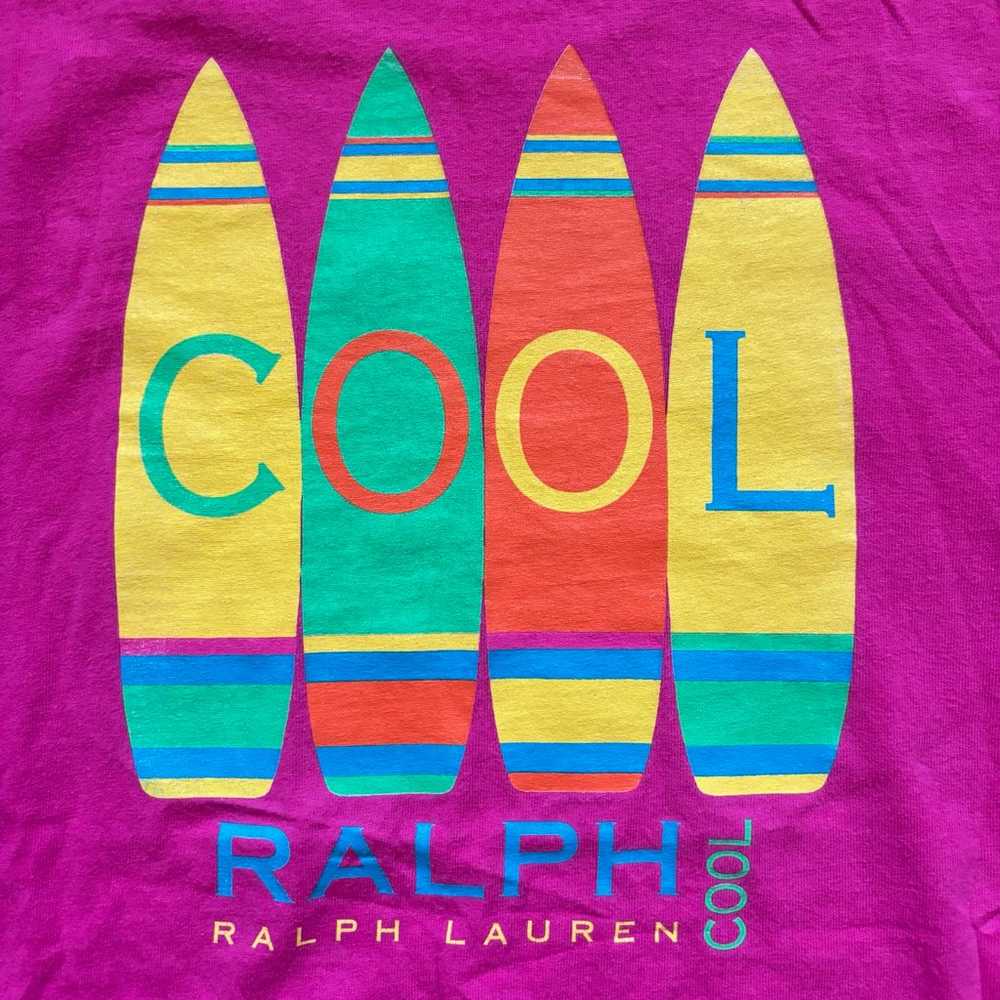 Vintage Ralph Lauren Beach Surfing COOL T-Shirt - image 9