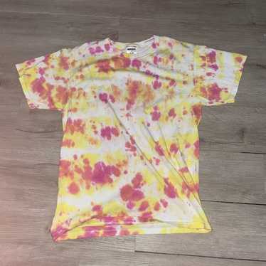 Vintage 90s jerzees tie-dye T-shirt - image 1