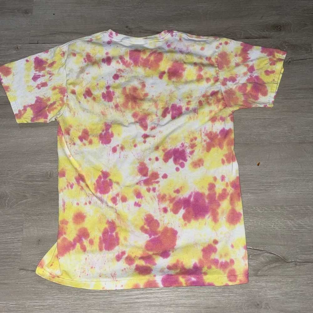 Vintage 90s jerzees tie-dye T-shirt - image 2