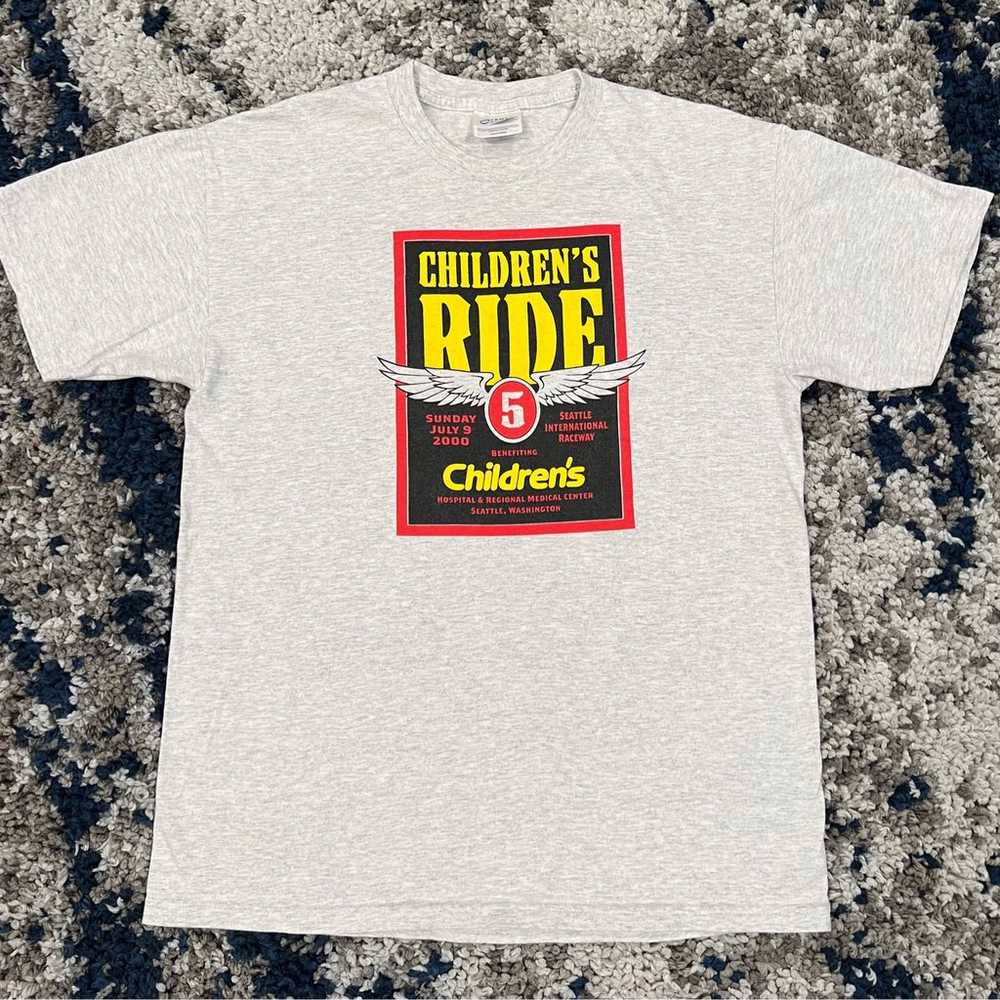 Seattle Childrens Ride Vintage T Shirt 2000 Child… - image 1