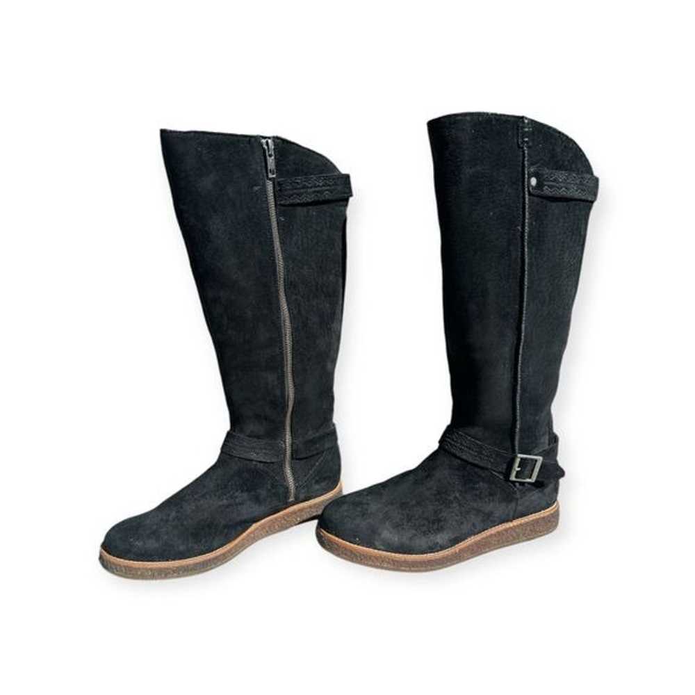 UGG Australia Gellar Black Suede Water Resistant … - image 3