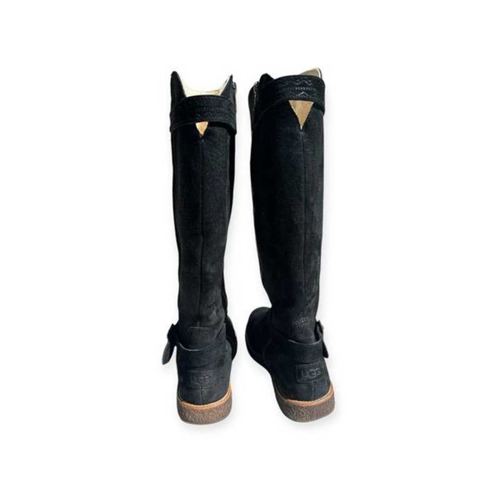 UGG Australia Gellar Black Suede Water Resistant … - image 7