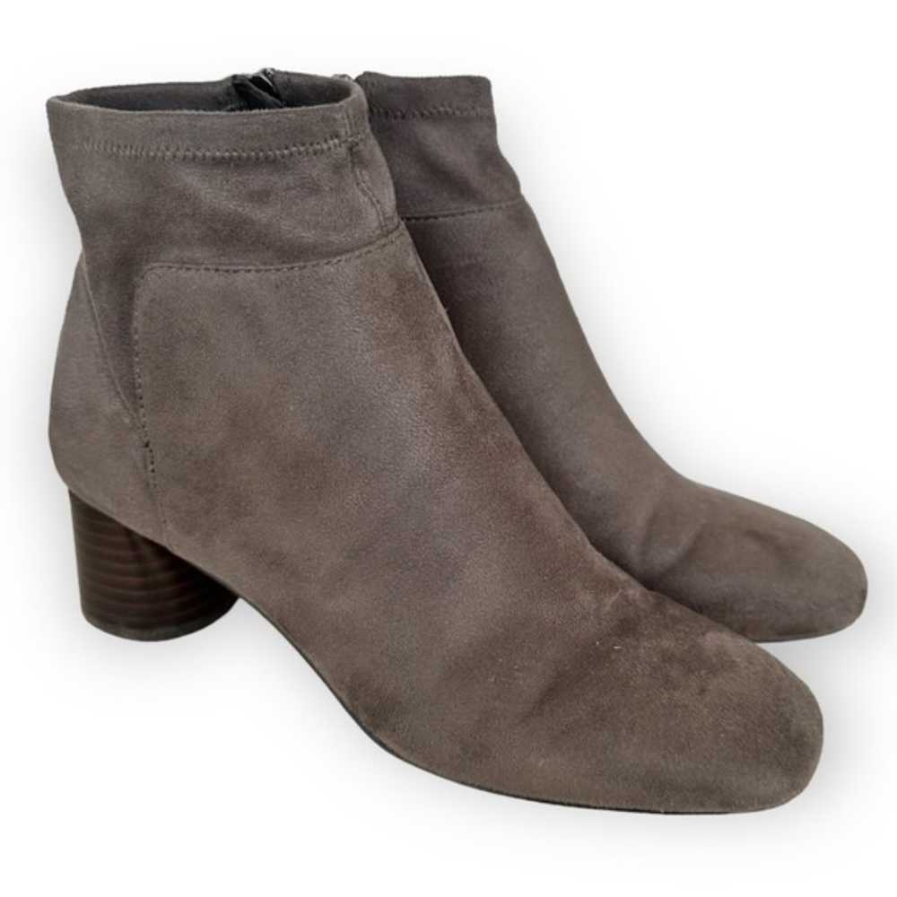 Donald J. Pliner gray Cazzie stretch ankle bootie… - image 2