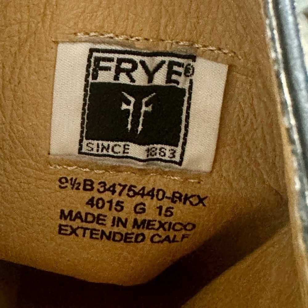 FRYE Melissa Button Back Zip Boot - size 9.5 - image 12