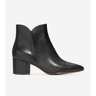 Cole Haan Black Leather Elyse Booties