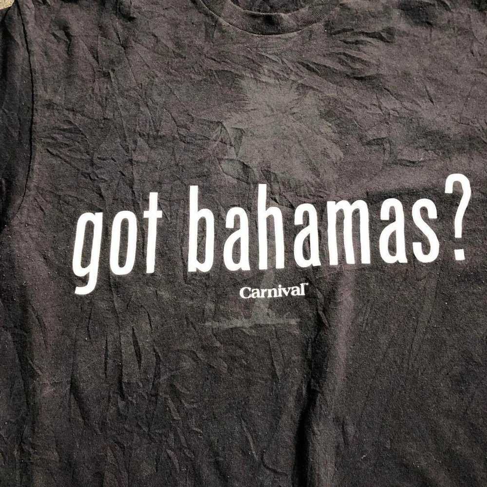 【Vintage】DELTA Bahamas Souvenir T-shirt Used TSM5 - image 3