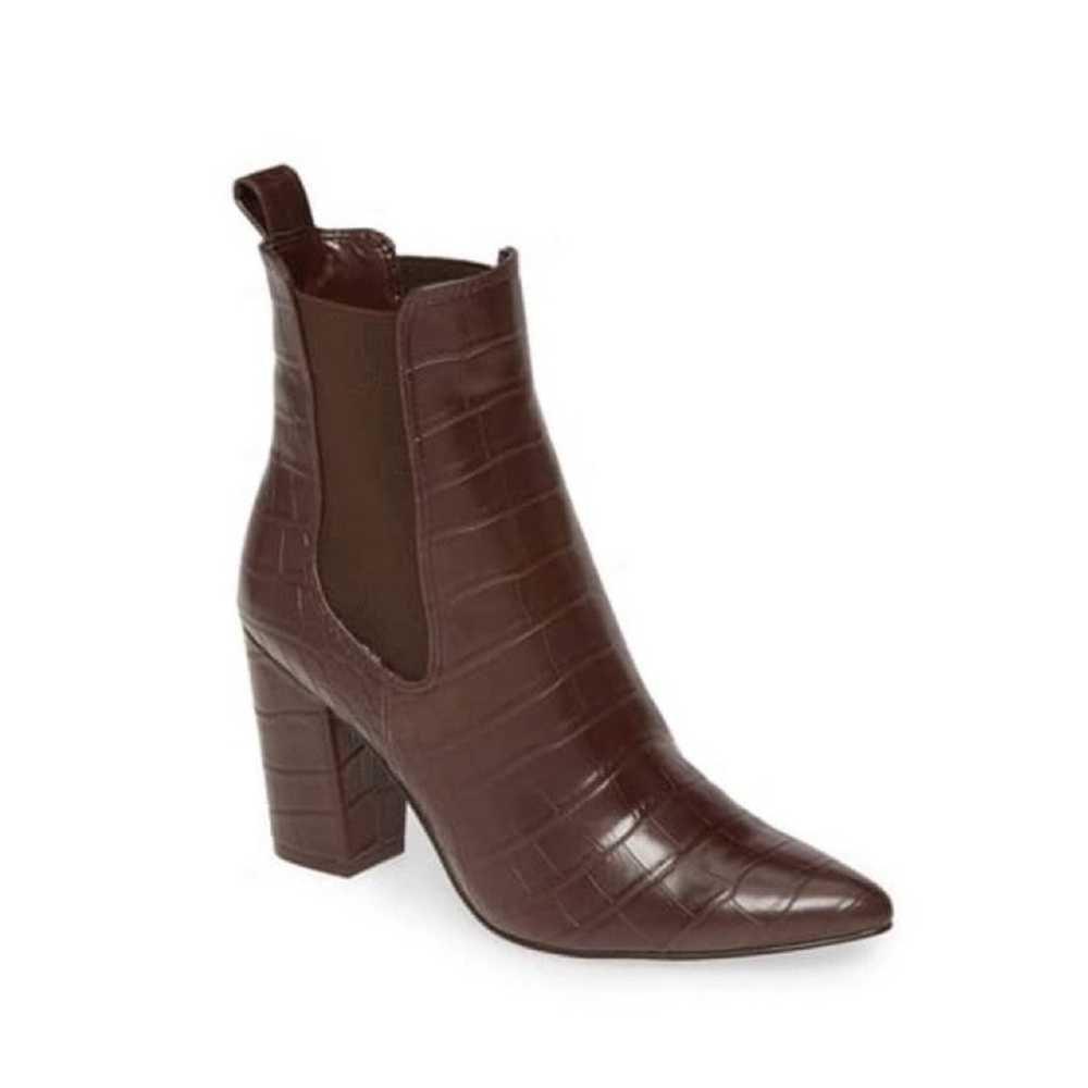 Steve Madden Subtle Snake Embossed Chelsea Boot H… - image 1