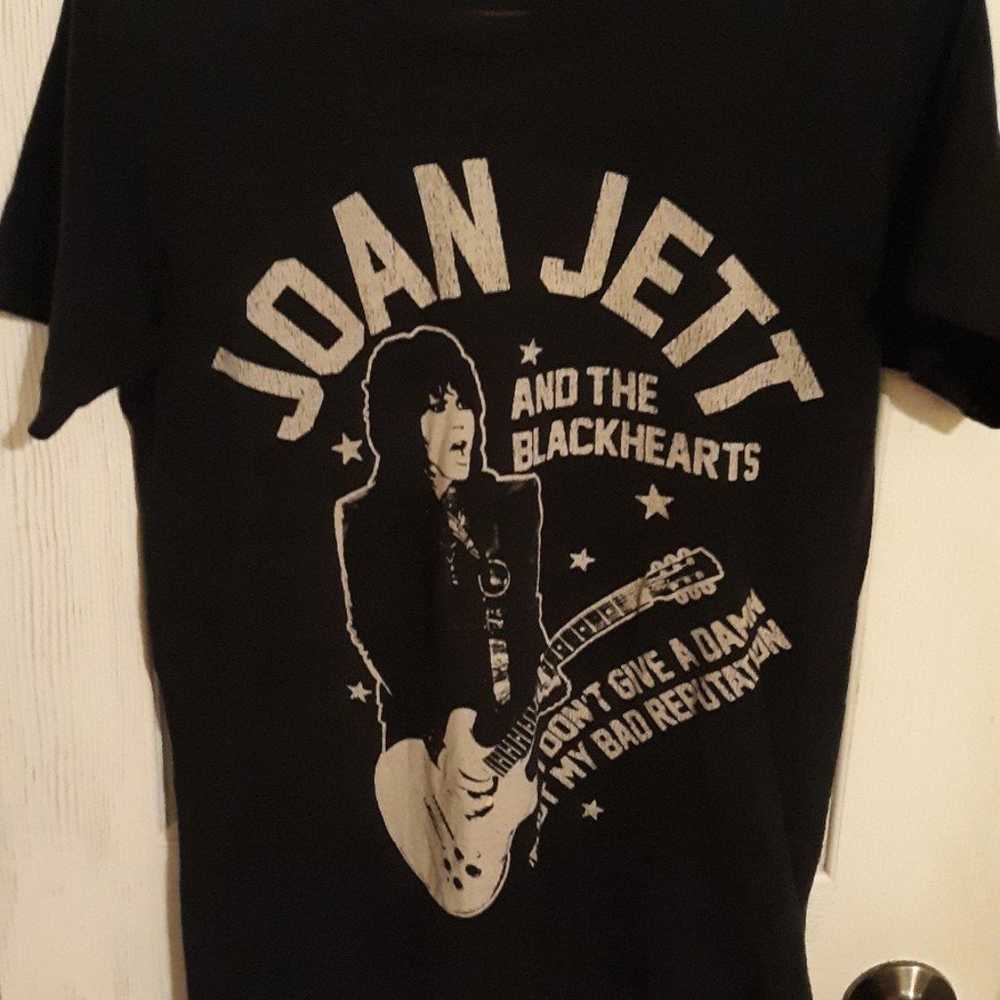 Vintage Rare Mens Black Medium Joan Jett And The … - image 1