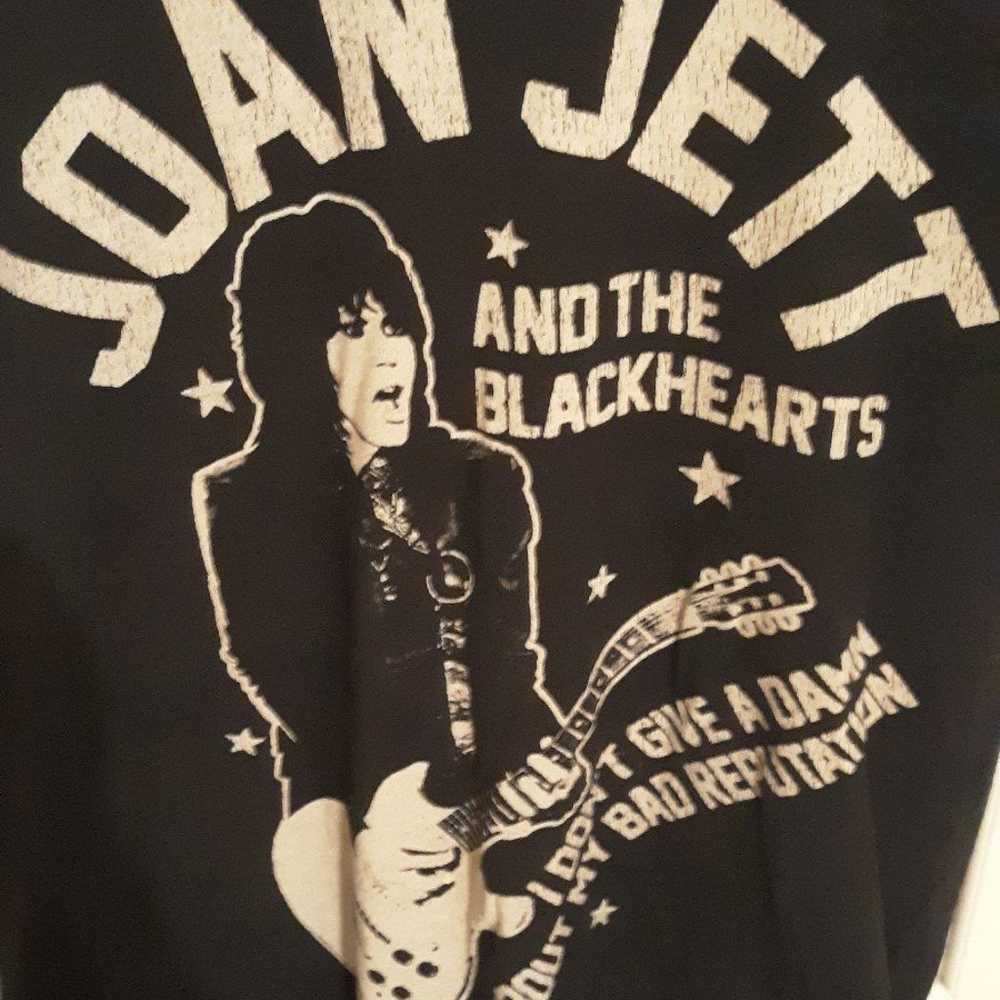 Vintage Rare Mens Black Medium Joan Jett And The … - image 2