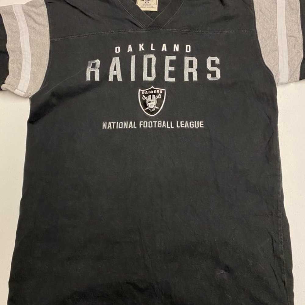 Vintage Oakland Raiders Lee Sport T Shirt - image 1