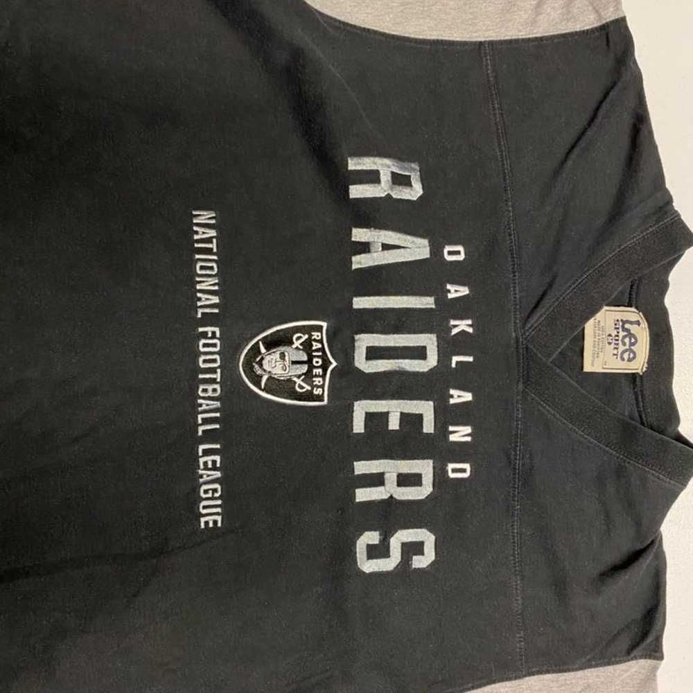 Vintage Oakland Raiders Lee Sport T Shirt - image 2