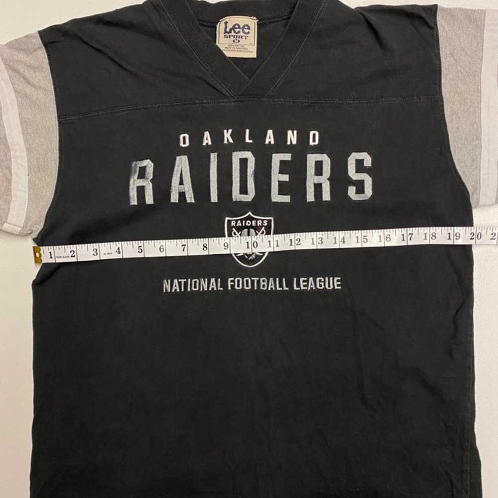 Vintage Oakland Raiders Lee Sport T Shirt - image 6