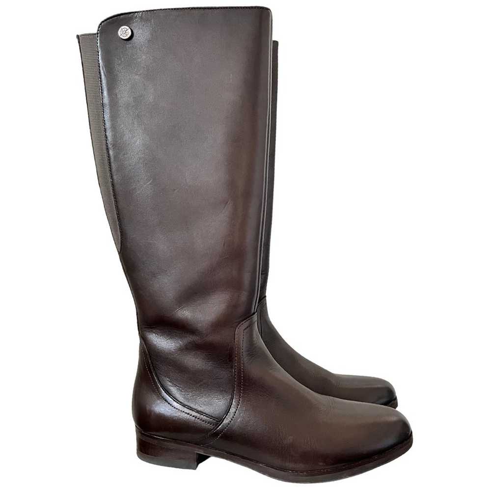 Bussola Lyon Leather Riding Boots Sz 7.5 EU 38 Ca… - image 1