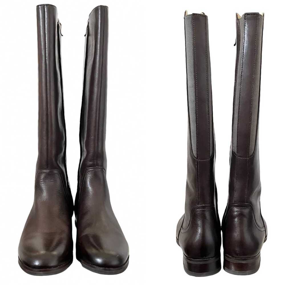 Bussola Lyon Leather Riding Boots Sz 7.5 EU 38 Ca… - image 2