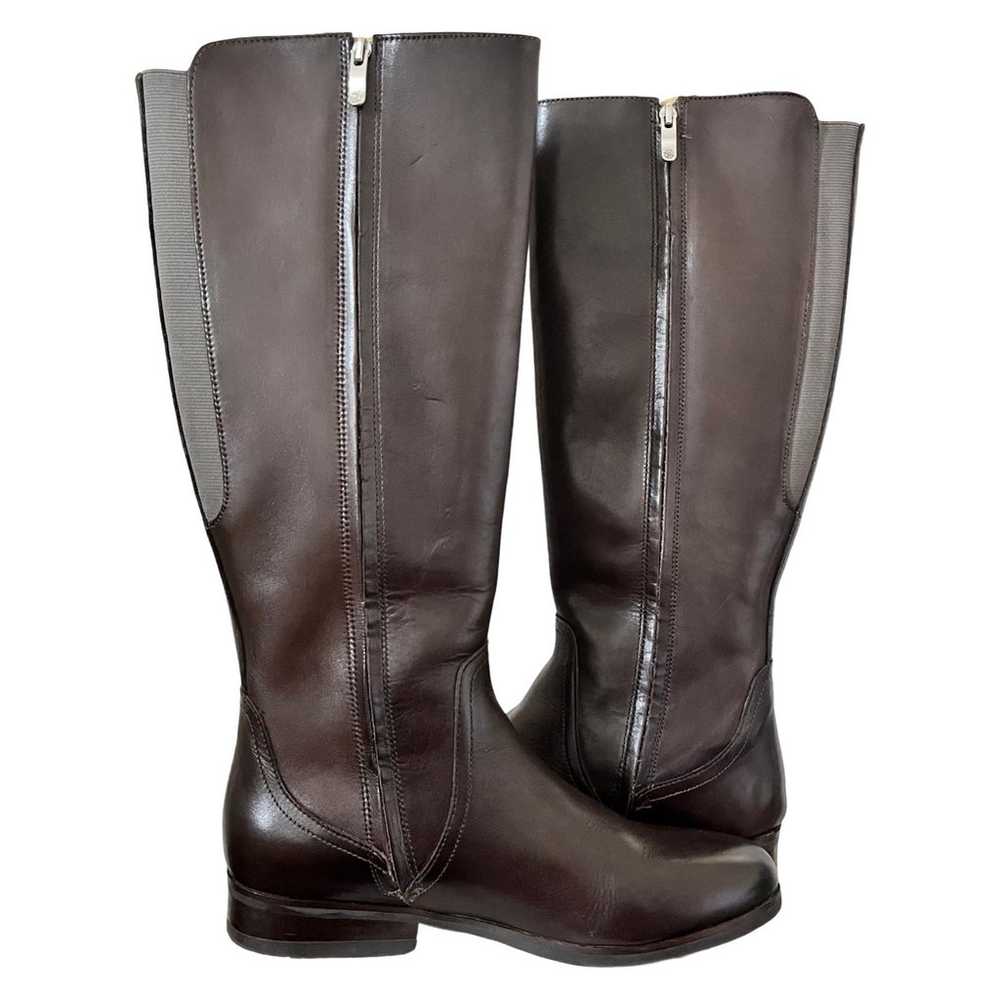 Bussola Lyon Leather Riding Boots Sz 7.5 EU 38 Ca… - image 5