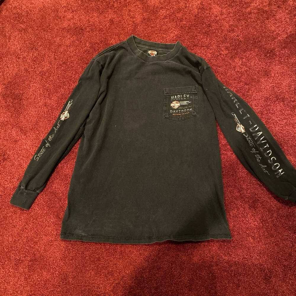 Harley Davidson, long sleeve vintage 2001 - image 1