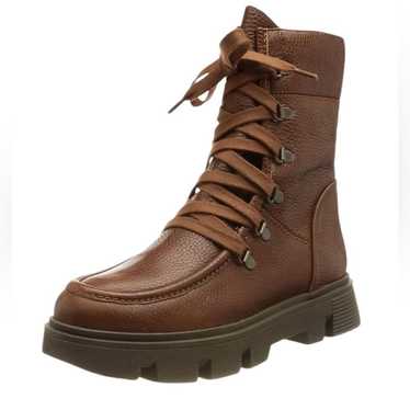 NWOT Women's Geox® VILDE Women's Chestnut Combat … - image 1