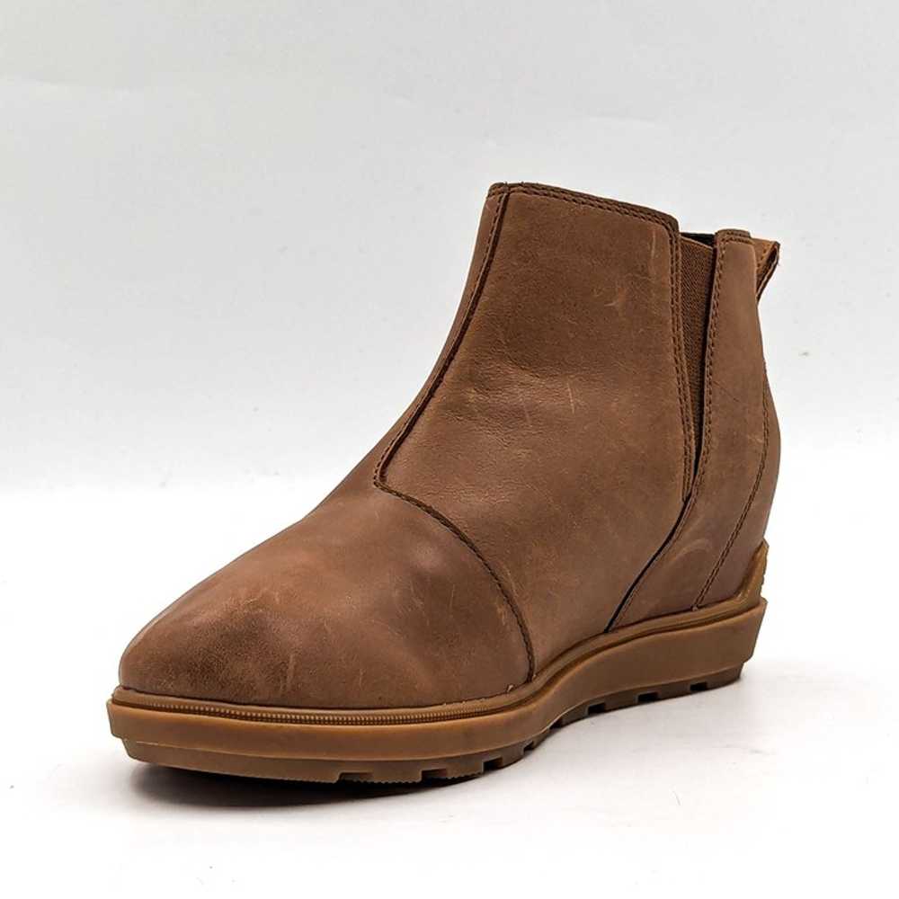 Sorel Women Evie II Wedge Tan Nubuck Chelsea Boot… - image 3