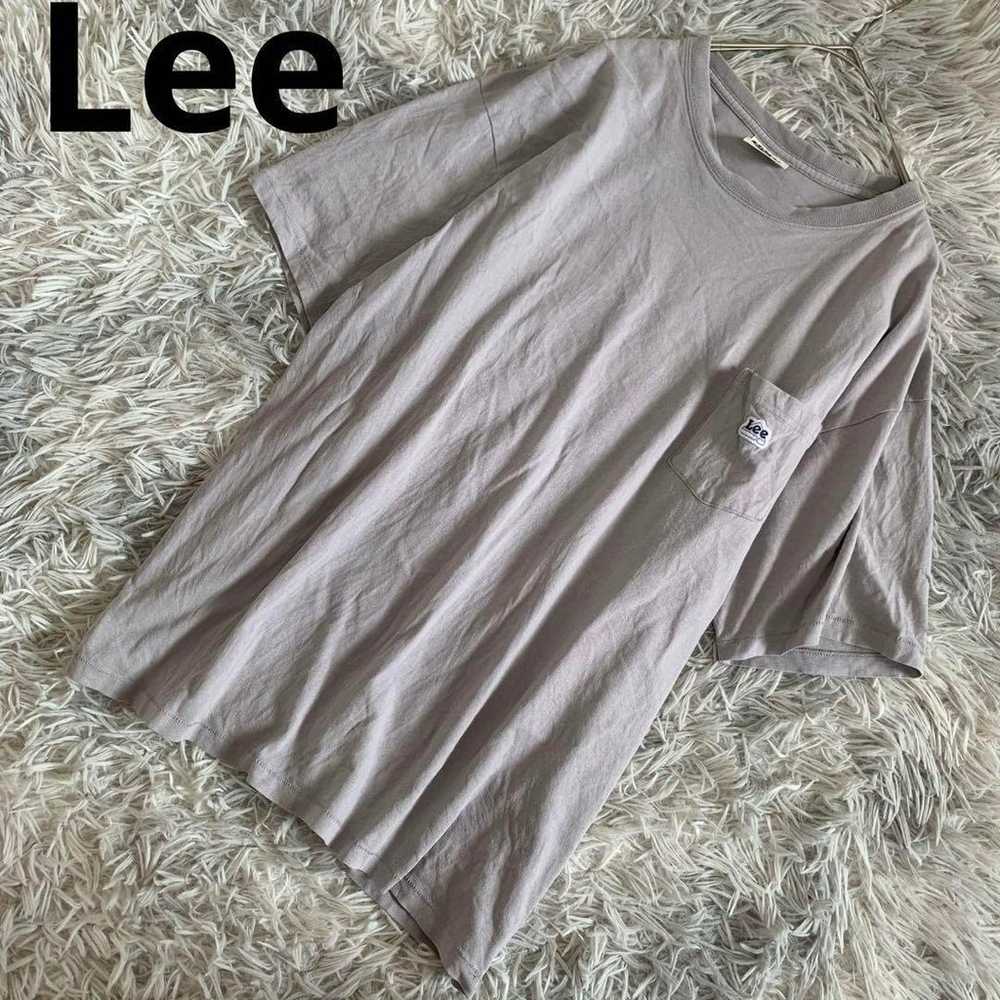 【Lee】Short-sleeved T-shirt Crew neck Oversized Vi… - image 1