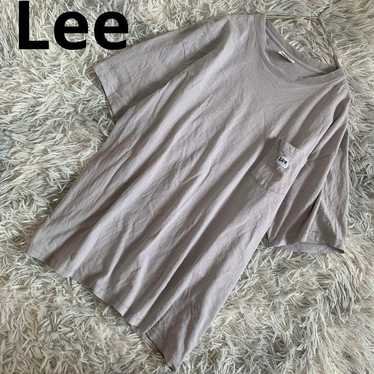 【Lee】Short-sleeved T-shirt Crew neck Oversized Vi… - image 1