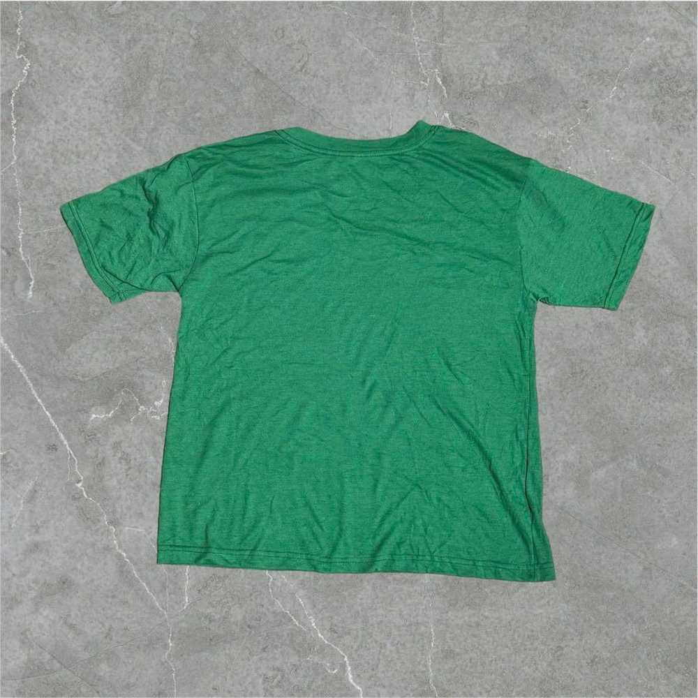 Sport Science Printed T-Shirt M Green Vintage Ame… - image 4