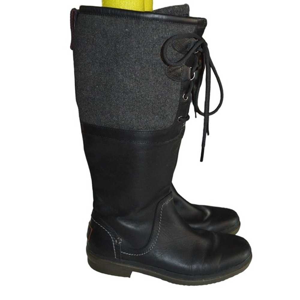 UGG Womens Elsa Waterproof Black Riding Boots Siz… - image 3