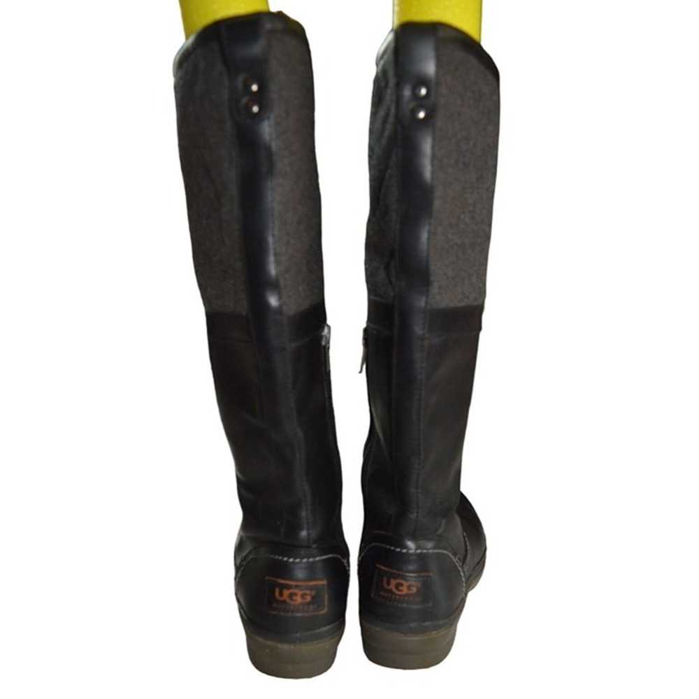 UGG Womens Elsa Waterproof Black Riding Boots Siz… - image 4